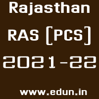 Rajasthan RAS (PCS) 2021-22