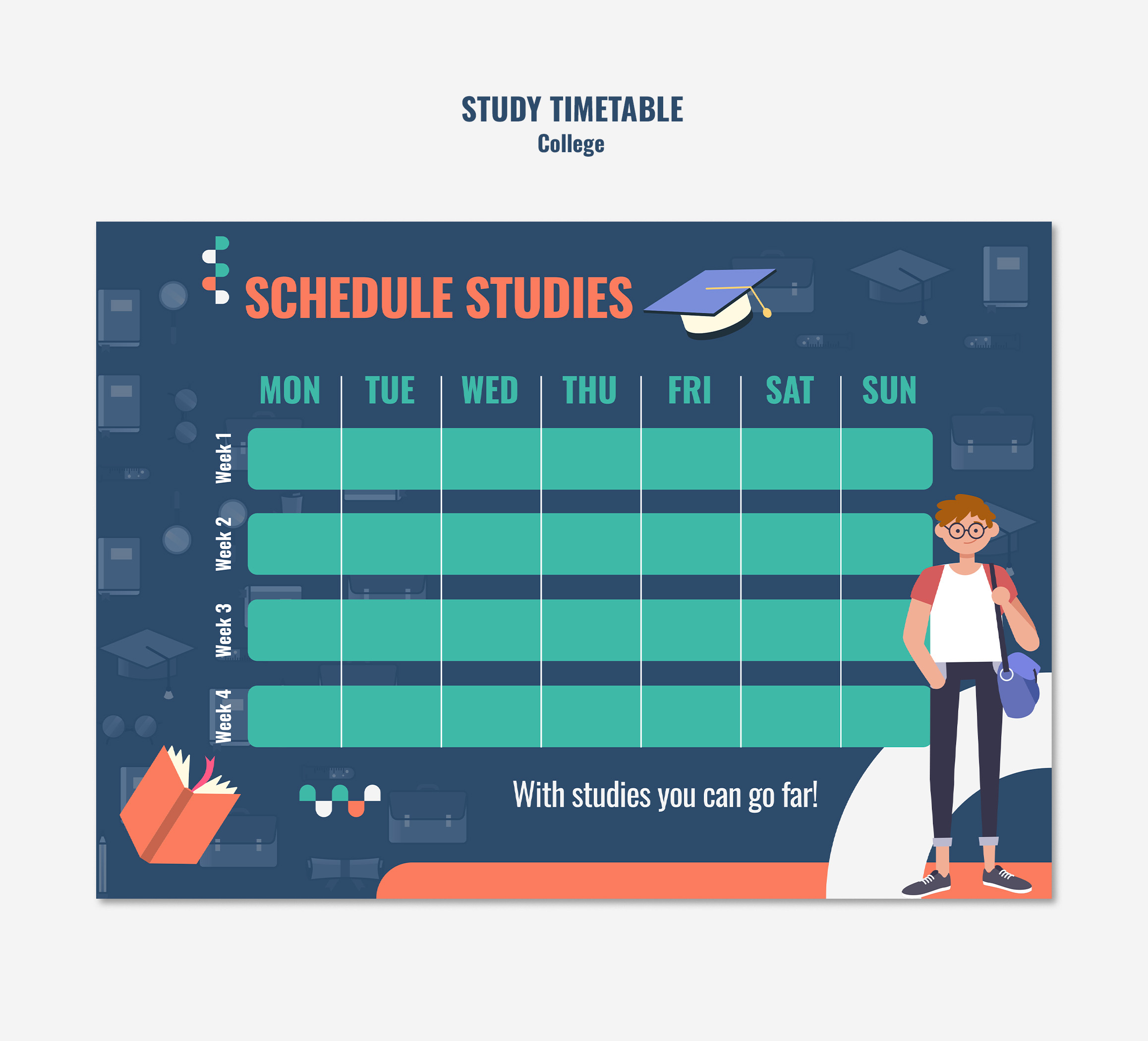 perfect study timetable